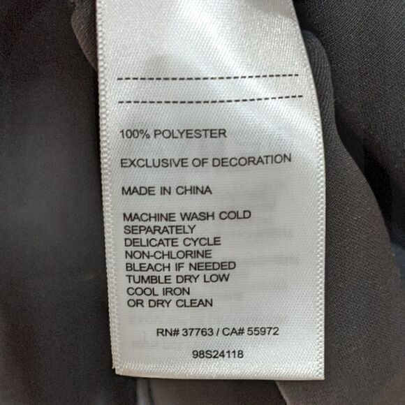 NWT Laundry By Shelli Segal Los Angeles Women's Black Lace Midi Dress Size 2 - Picture 7 of 7